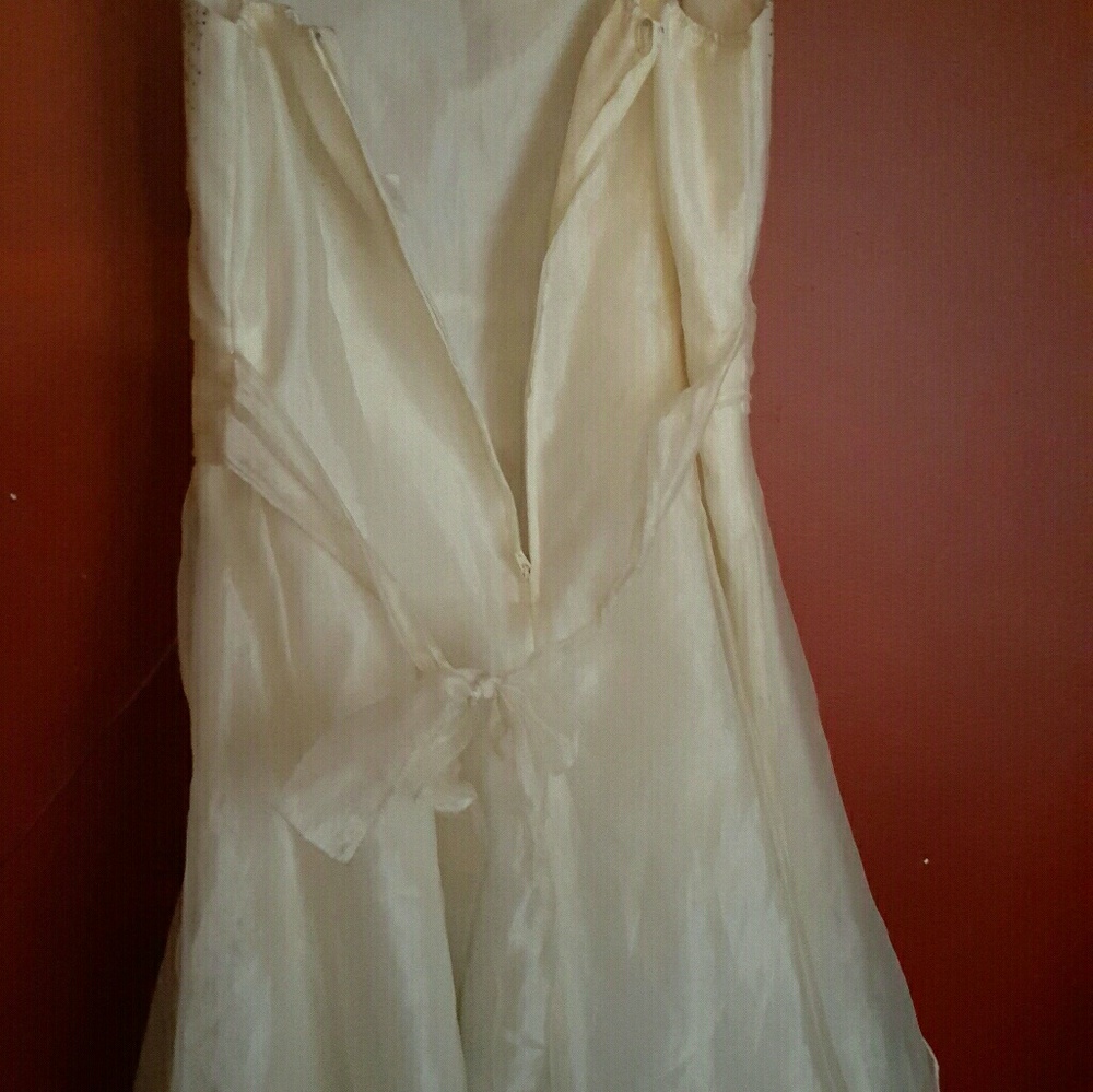 White kids ball gown